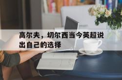 雷速体育电脑版官网下载-高尔夫，切尔西当今英超说出自己的选择的简单介绍